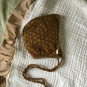 Fawn + Lace Kantha bonnet